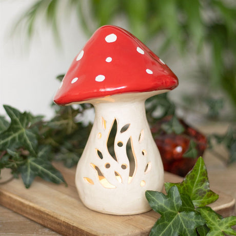 5.9" Mushroom Tealight Candle Holder - Magick Magick.com