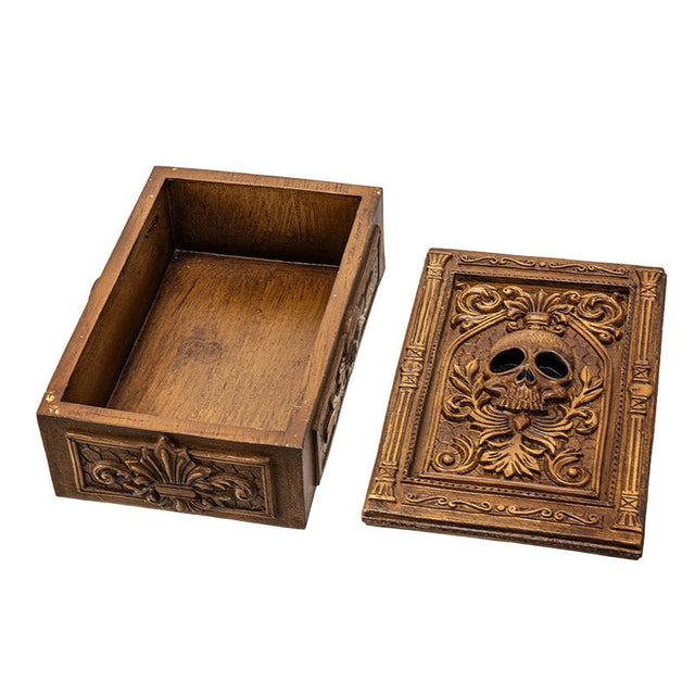 5.9" Skull Tarot Display Box - Magick Magick.com