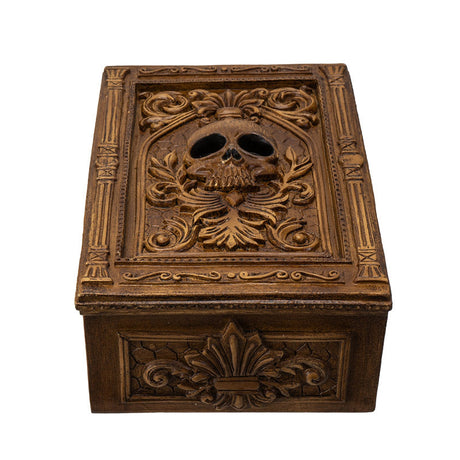 5.9" Skull Tarot Display Box - Magick Magick.com