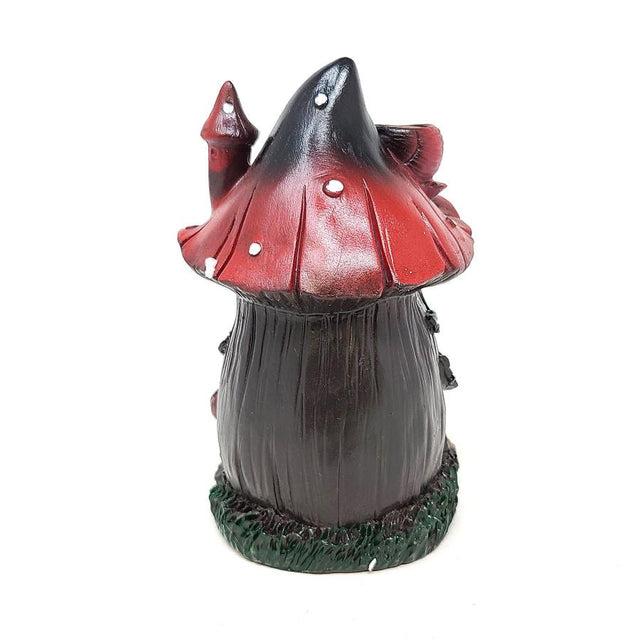 6" Cottage Mushroom Backflow Cone Incense Burner - Magick Magick.com