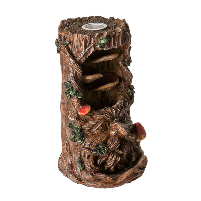 6" Greenman Backflow Incense Burner with LED - Magick Magick.com