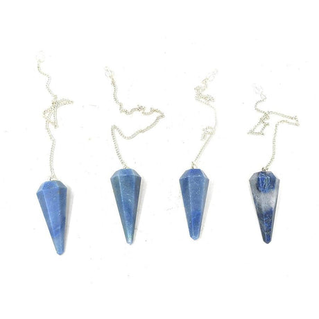 6-Sided Pendulum - Dumortierite - Magick Magick.com