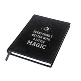 6" x 8" Velvet Journal - Everything's Better with a Little Magic - Magick Magick.com