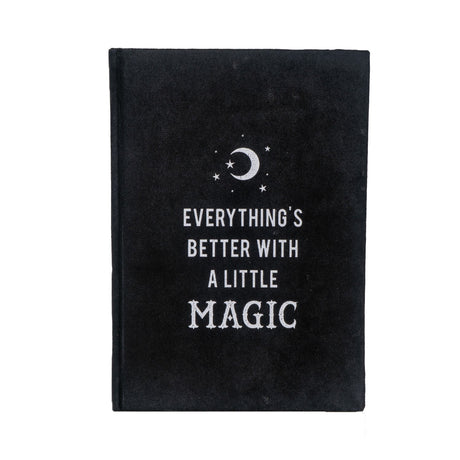 6" x 8" Velvet Journal - Everything's Better with a Little Magic - Magick Magick.com