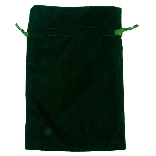 6" x 9" Premium Unlined Velvet Bag - Moss - Magick Magick.com