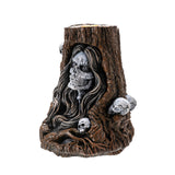 6.1" Day of the Dead Tree Backflow Incense Burner