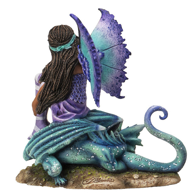 6.25" Amy Brown Fairy Statue - Dragon Perch - Magick Magick.com