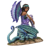 6.25" Amy Brown Fairy Statue - Dragon Perch - Magick Magick.com