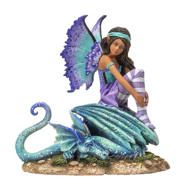 6.25" Amy Brown Fairy Statue - Dragon Perch - Magick Magick.com