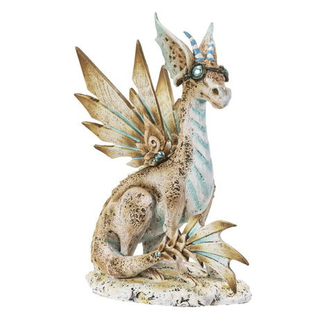 6.5" Amy Brown Dragon Statue - Steampunk - Magick Magick.com