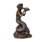 6.6" Mermaid on a Rock Statue - Magick Magick.com