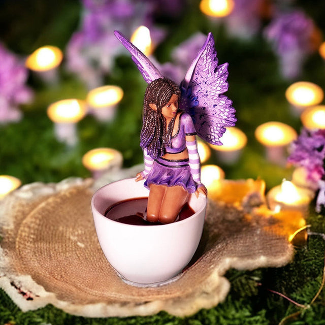 6.75" Amy Brown Fairy Statue - Tea Fairy - Magick Magick.com