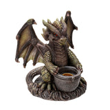 6.8" Dragon Taper Candle Holder - Magick Magick.com