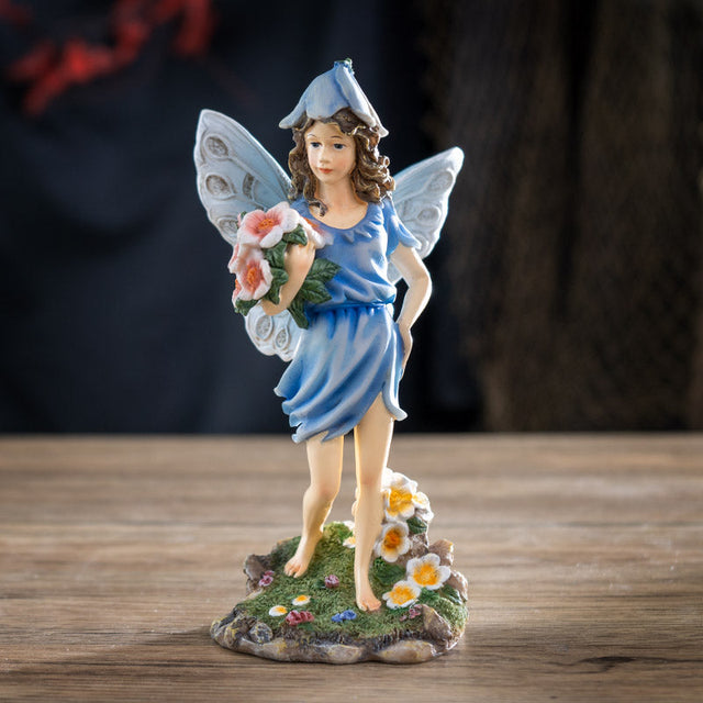 6.8" Fairyland Fairy with Flowers Statue - Magick Magick.com