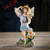 6.8" Fairyland Fairy with Flowers Statue - Magick Magick.com