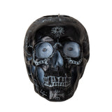 6.9" Ouija Skull Candle Holder and LED Light Statue - Magick Magick.com