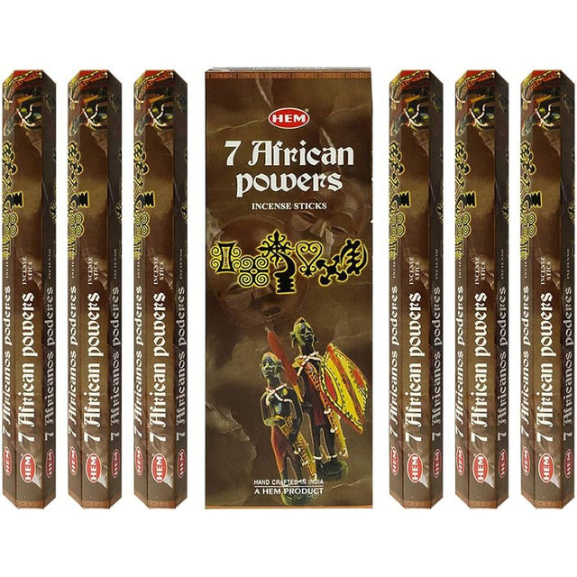 7 African Powers HEM Incense Stick 20 Pack - Magick Magick.com