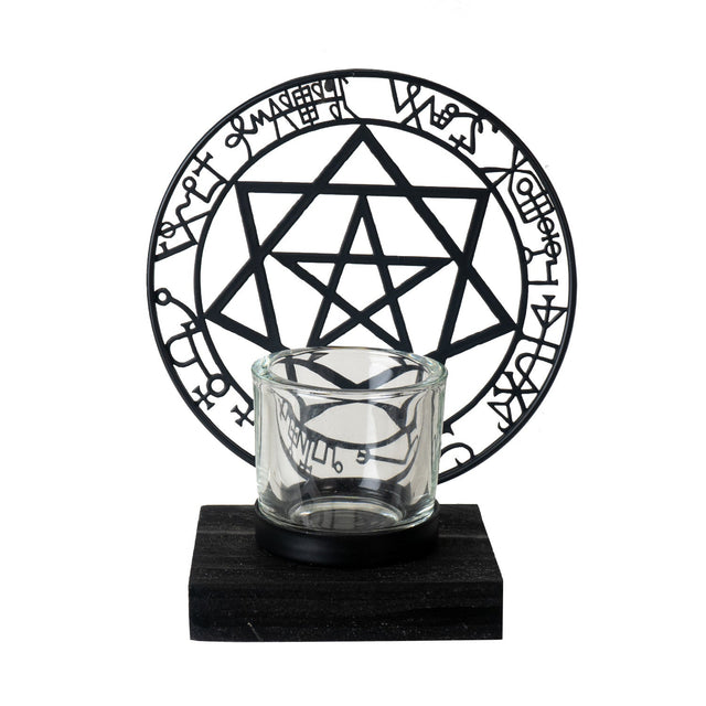 7" Angels & Demons Tealight Candle Holder - Magick Magick.com