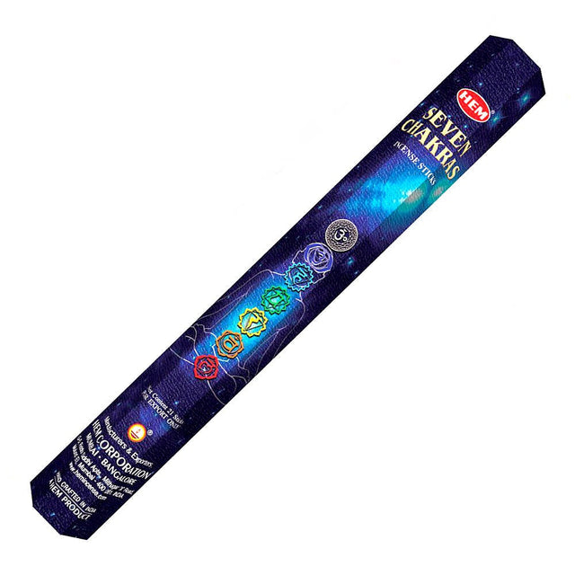 7 Chakras HEM Incense Stick 20 Pack - Magick Magick.com