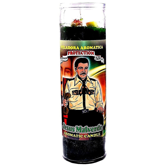 7 Day Brybradan Cocktail Candle - Jesus Malverde - Magick Magick.com