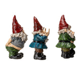 7" Gnome Statue - Evil Gnome (Set of 3) - Magick Magick.com