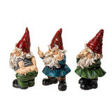 7" Gnome Statue - Evil Gnome (Set of 3) - Magick Magick.com