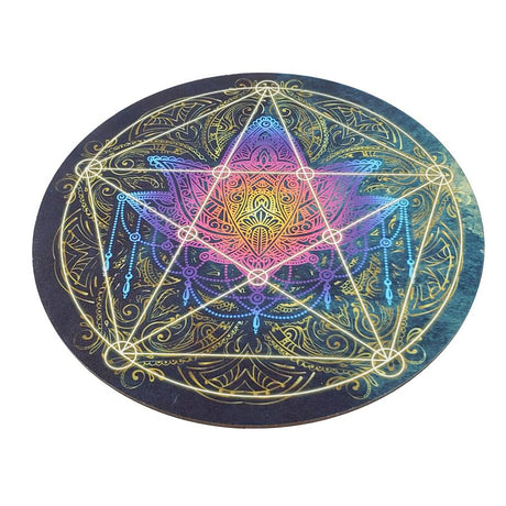7" Lotus Metatron Pendulum / Altar Board - Magick Magick.com