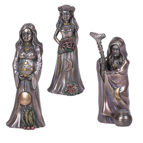 7" Mother, Maiden, Crone Statue (Set of 3) - Magick Magick.com