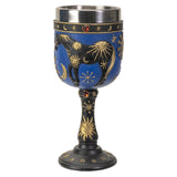 7" Resin & Stainless Steel Chalice / Goblet - Sky of Enchantment Celestial Horse - Magick Magick.com