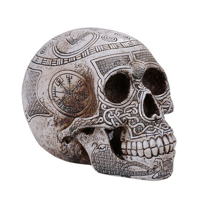 7" Viking Skull Statue - Magick Magick.com