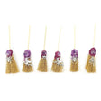 7" Wicca Broom - Amethyst (Assorted) - Magick Magick.com