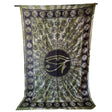 72" x 108" Egyptian Eye Green Tie Dye Tapestry - Magick Magick.com