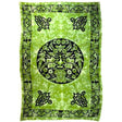 72" x 108" Green Man Black & Green Tapestry - Magick Magick.com