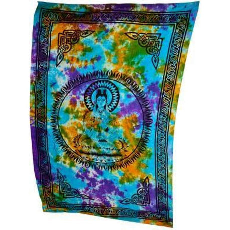 72" x 108" Quan Yin Tie Dye Tapestry - Magick Magick.com