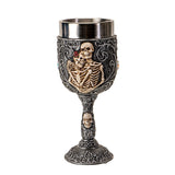 7.25" Chalice / Goblet - Skeleton Couple - Magick Magick.com