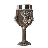 7.25" Chalice / Goblet - Skull Viking - Magick Magick.com