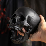 7.3" Black Skull Statue - Magick Magick.com