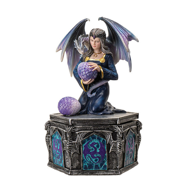 7.5" Anne Stokes Dragon Friendship Spring Display Box - Magick Magick.com