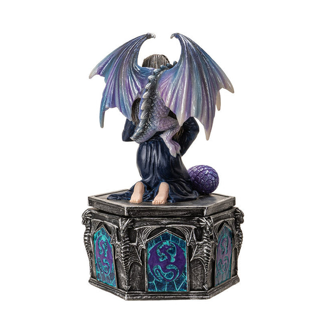 7.5" Anne Stokes Dragon Friendship Spring Display Box - Magick Magick.com