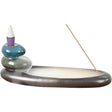 7.5" Ceramic Backflow Incense Burner - Zen - Magick Magick.com