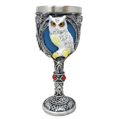 7.5" Chalice / Goblet - Mystic Owl - Magick Magick.com