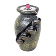7.5" Flower Vase Ceramic Backflow Cone Incense Burner - Magick Magick.com