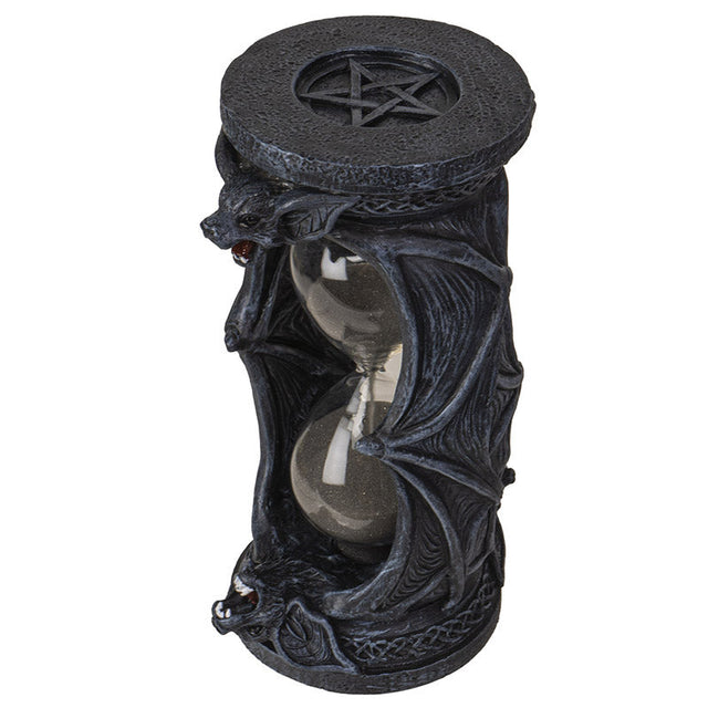 7.6" Vampire Bat Sandtimer Statue - Magick Magick.com