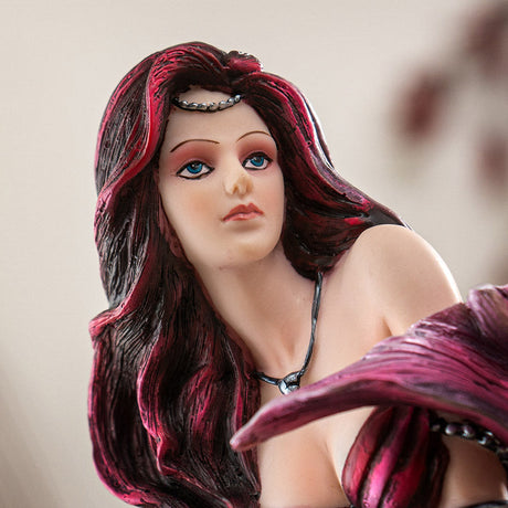 7.68" Red Mermaid Statue - Magick Magick.com