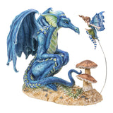 7.8" Amy Brown Dragon Statue - Close Encounter Dragon and Fairy - Magick Magick.com