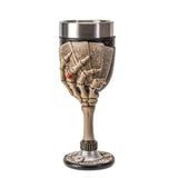 7.8" Chalice / Goblet - Poker Skeleton - Magick Magick.com