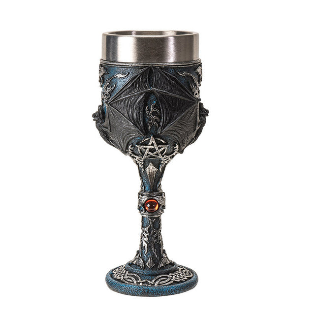 7.8" Chalice / Goblet - Vampire Bat - Magick Magick.com