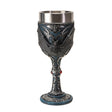 7.8" Resin & Stainless Steel Chalice / Goblet - Vampire Bat - Magick Magick.com