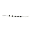 8" Black Obsidian Bracelet with Metal Clasp - Magick Magick.com