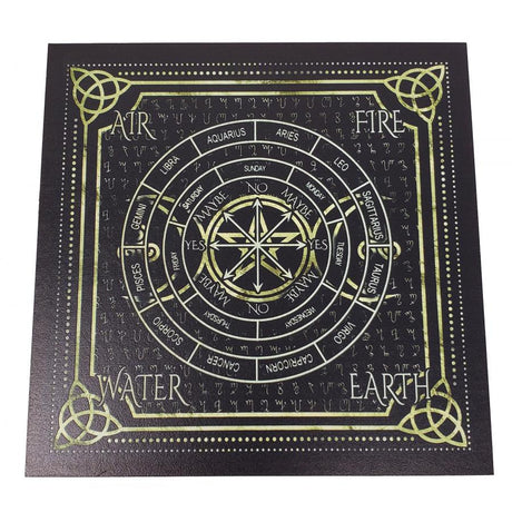 8" Celtic Design with Triple Moon Pendulum / Altar Board - Magick Magick.com